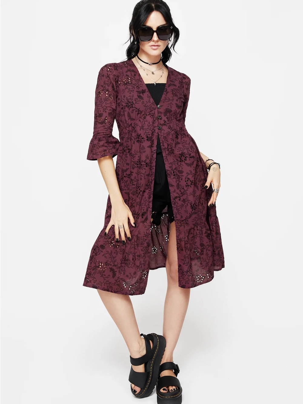 Morgana Cotton Broderie Overdress